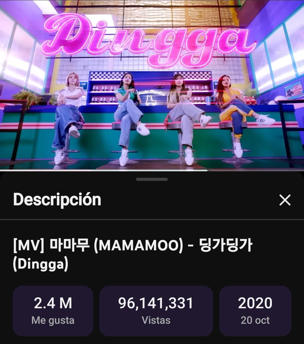 MOOMOO NOTICE - MAMAMOO

Dingga - 96.141.331

Otro MV cerca de los 100M👀 vamos Moomoo, realiza stream, seamos constantes🖤💜🧡 Canal oficial Mamamoo

#MAMAMOO #마마무 #WHEEIN
#MOONBYUL #SOLAR #HWASA
