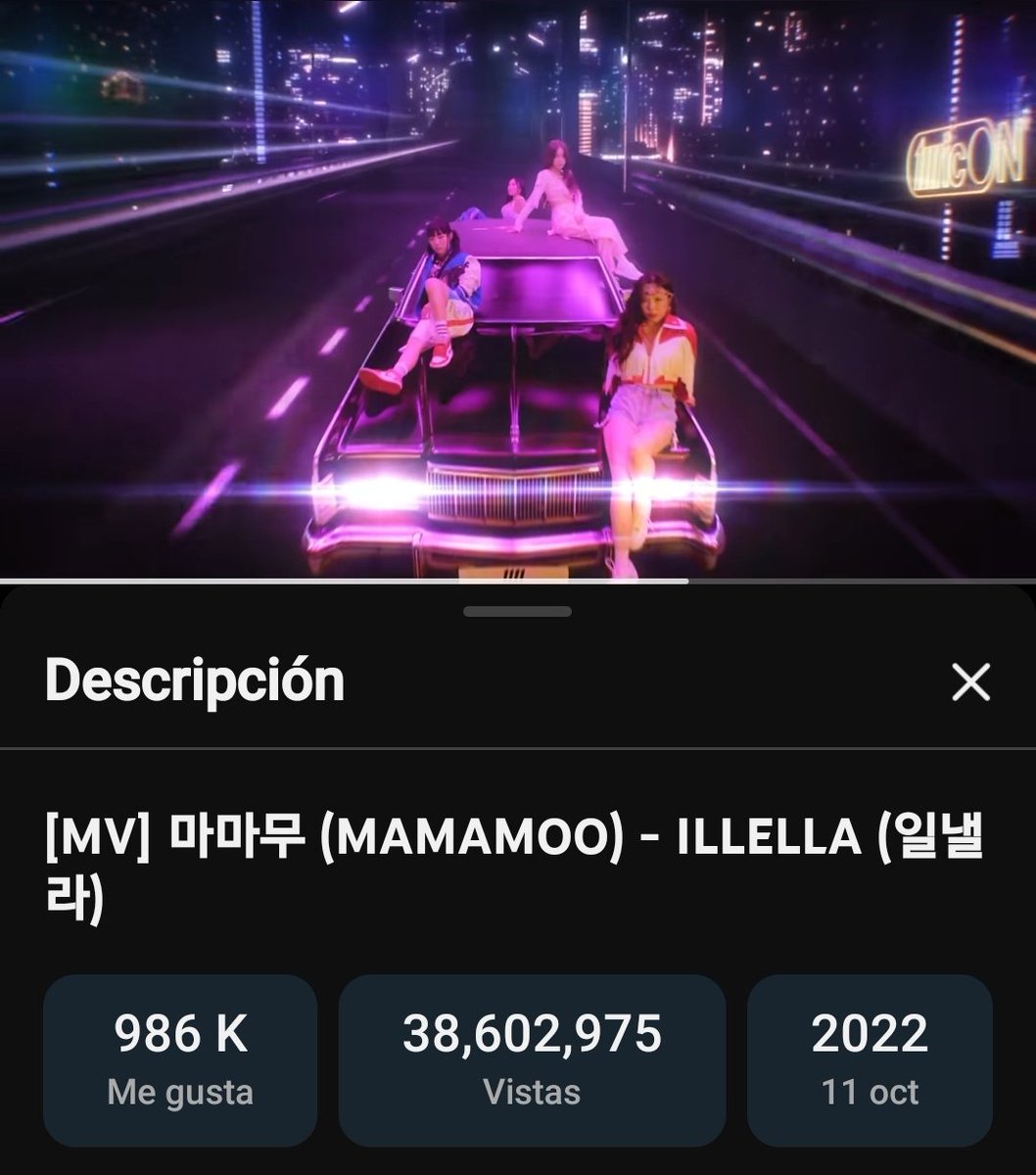 MOOMOO NOTICE - MAMAMOO

Illella - 38.602.975

Moomoo queda poquito para 1M de like, mira el MV y da todo tu amor al último comeback OT4💜 

#MAMAMOO #마마무 #WHEEIN
#MOONBYUL #SOLAR #HWASA