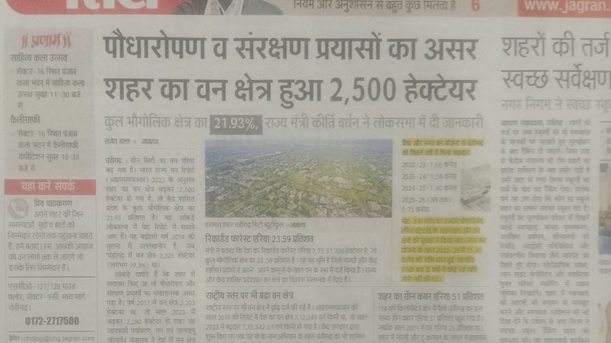RahulTrees's tweet photo. @RahulTrees @Gulab_kataria 
@PMOIndia @MCChandigarh please see the ground report, pathetic condition of trees 🌲🌳🌴 in city beautiful. https://t.co/FjULHhRK5p