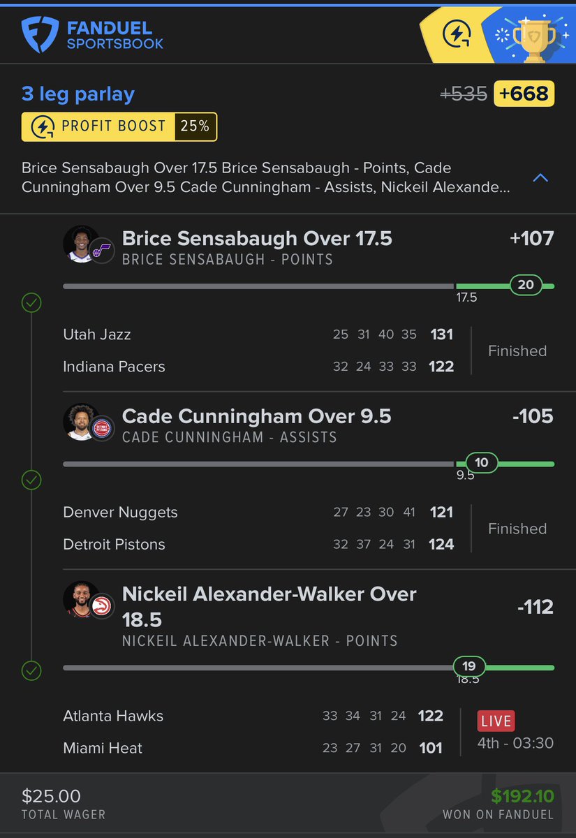 Simple boosted play cashed, only play I signaled tonight 🤝✅

whop.com/empire-sports-…