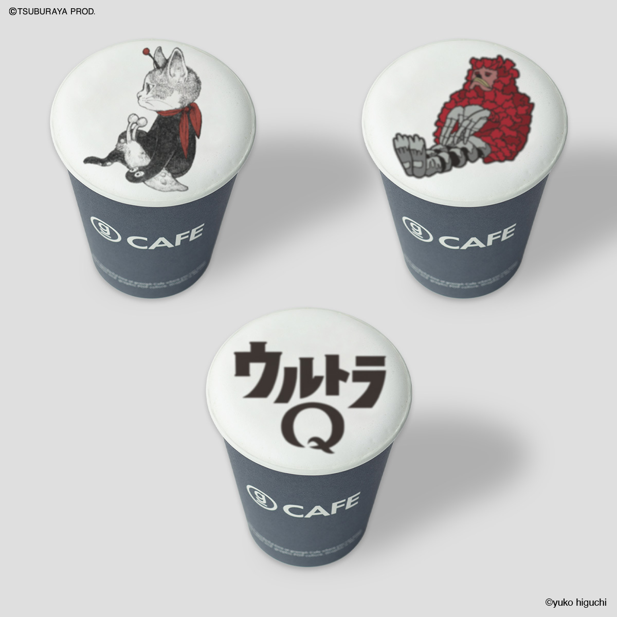 tsuburayaprod's tweet image. #グラニフ 「ウルトラ怪獣」コレクション
2026年2月10日(火)より発売⚡

#ヒグチユウコ さん描き下ろしアートを含む
全20アイテム登場✨

ウルトラマンシリーズのグラフィックラテ☕
グラニフカフェ(東京・福岡)で期間限定販売

詳細👇
m-78.jp/news/post-7707