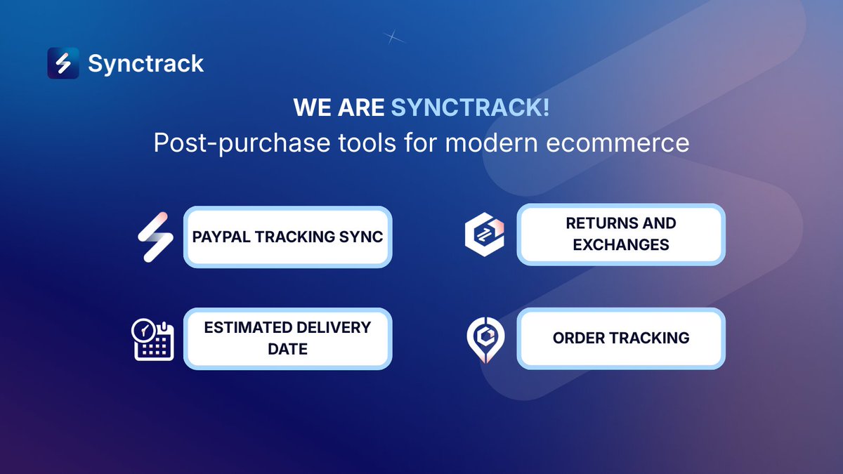 Synctrack tweet media