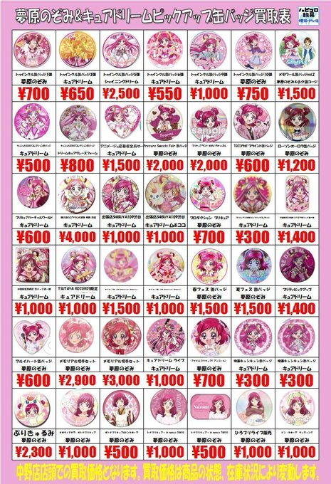 info＞ ✧*｡+:・ﾟ♡・｡+:・ 🩷#キュアドリーム #夢原のぞみ さん缶