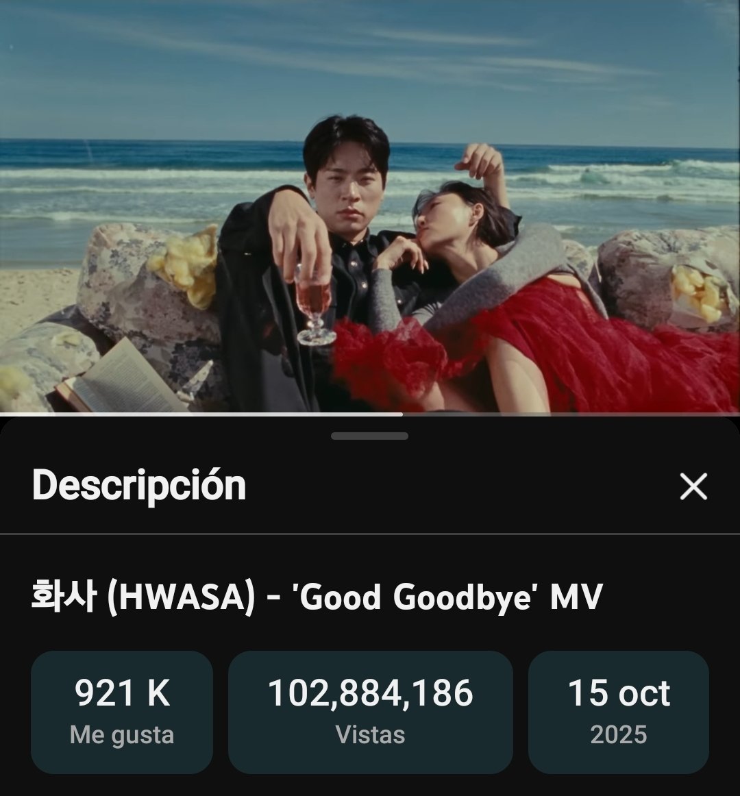 MOOMOO NOTICE - HWA SA

Good Goodbye - 102.884.186

El temón de  nuestra Queen ya está sobre los 100M🎉 da lo mejor de ti Moomoo, hace stream a los MV💜

Canal oficial de Hwa Sa✌🏽

#MAMAMOO #HWASA #마마무