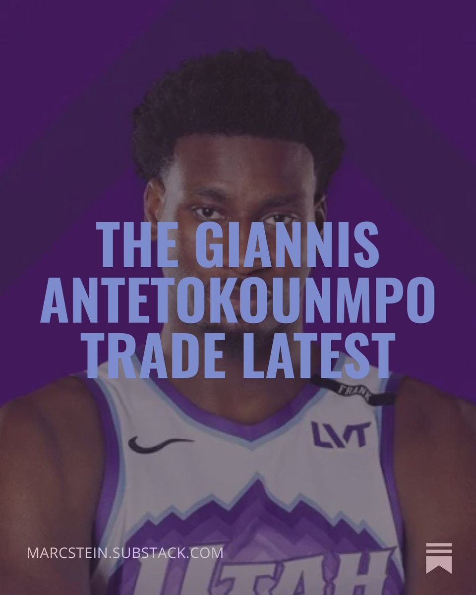 TheSteinLine's tweet photo. The Giannis Antetokounmpo Trade Latest from me as we dribble into Wednesday ... after flurry of significant Tuesday trades leaguewide.

Full story: https://t.co/gFq5gqVvtD https://t.co/LldehWFKWQ