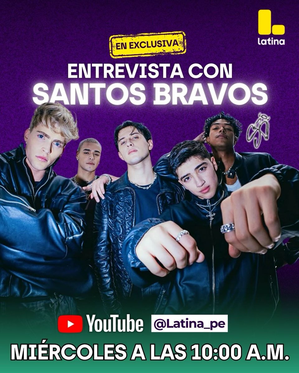 stbv_updates's tweet image. [030226] ENTREVISTA EXCLUSIVA – SANTOS BRAVOS en Latina K-Pop.

📍 En vivo por YouTube

🔗 | instagram.com/p/DUUalOikdLQ/

————— Horarios LATAM:

🇲🇽 9:00 a. m.
🇵🇪 🇨🇴 🇪🇨 10:00 a. m.
🇧🇴 🇻🇪 11:00 a. m.
🇧🇷 🇨🇱 🇦🇷 🇺🇾 12:00 p. m.

ℹ️ stbv updates