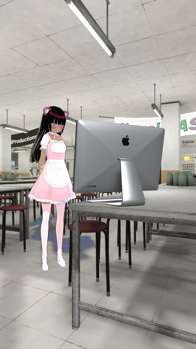 DevHikikomori's tweet photo. #VR #VRC #VRChat #Avatar #VRM #VirtualReality #Mac #imac #kawaii #MIVR https://t.co/2DtguIHZX1