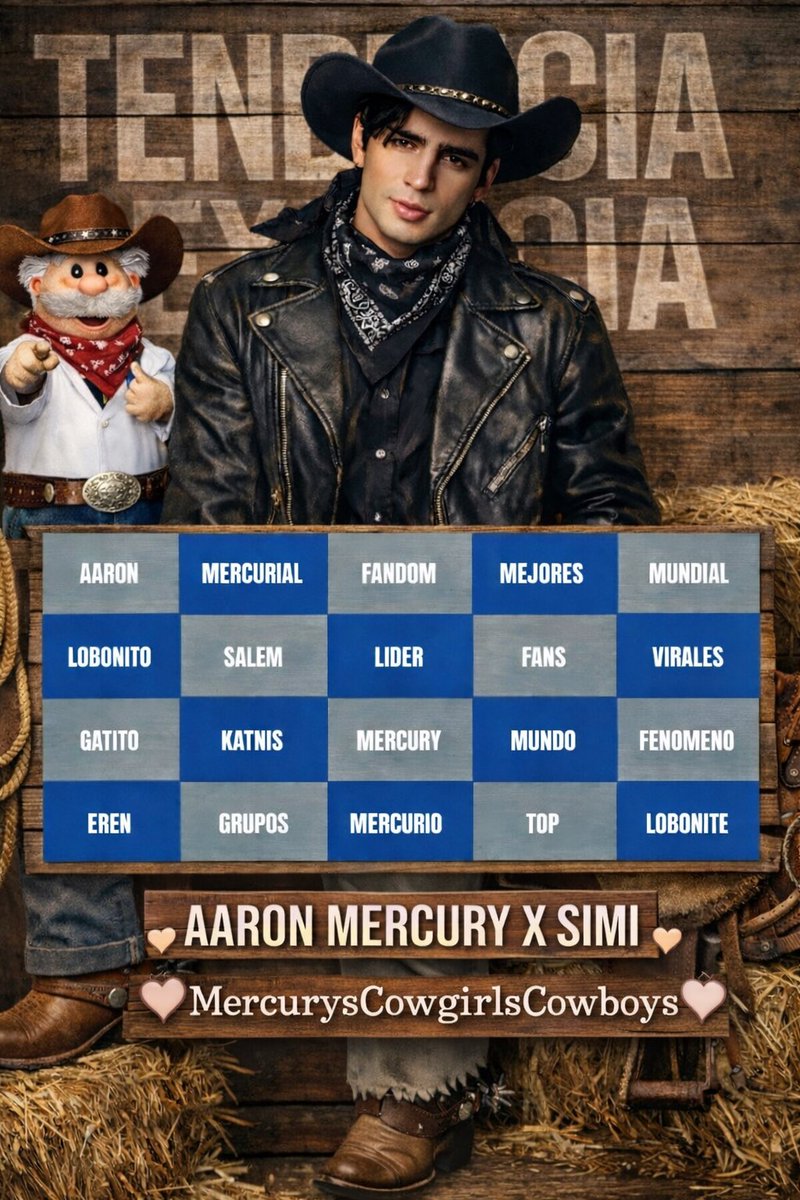 Arrancamos tendencia!!!
Comenten todas las palabras de la tabla 
+ AARON MERCURY X SIMI

AARON MERCURY X SIMI

<a href="/ArnMercurio/">Aaron Mercury</a>