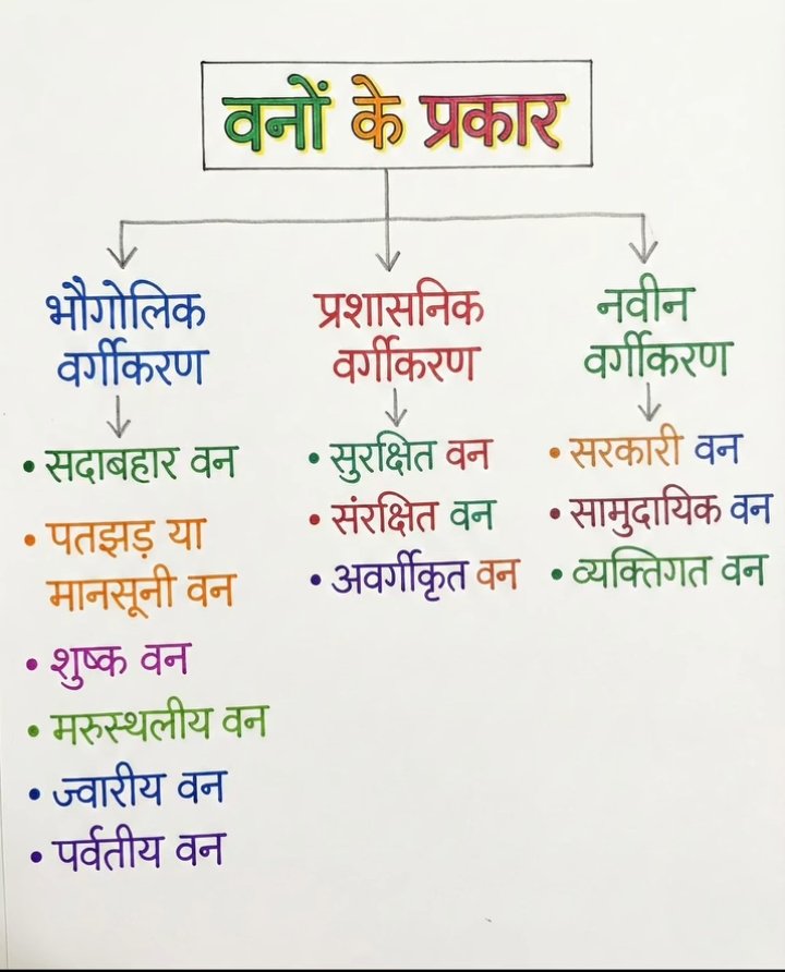 sawan_sing_h's tweet photo. वनों के प्रकार
.
.
.
#typesofforests
#forestgk
#environmentstudy
#indiangeography
#ecologygk https://t.co/H0fi5lSdep