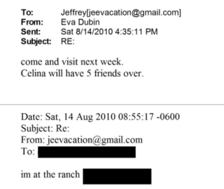 TheEpsteinFiles's tweet image. 🤮THIS IS DISGUSTING🤮

Epstein’s Ex Eva Dubin, 2010: “Come Visit Next Week, My 15 Year-Old Daughter Is Having 5 Friends Over”

Eva Dubin, Epstein’s girlfriend from 1981 to 1990, now married to a hedge-fund billionaire, emailed him with a casual invite.

Her exact hook: 

“Come…