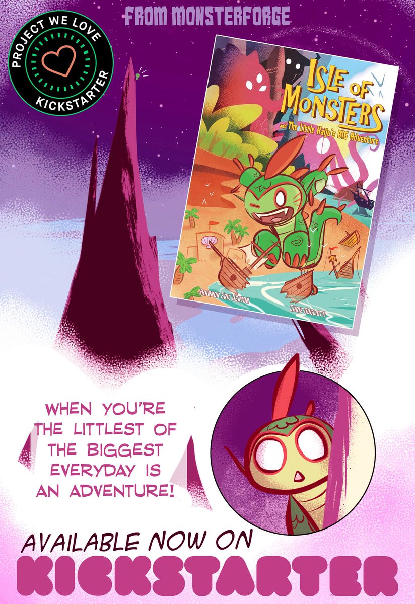 ShannonDenton's tweet photo. Monster Forge's Isle of Monsters! #kaiju #monsterforge #projectwelove #kidslit #comics https://t.co/vpBtqGcdNz