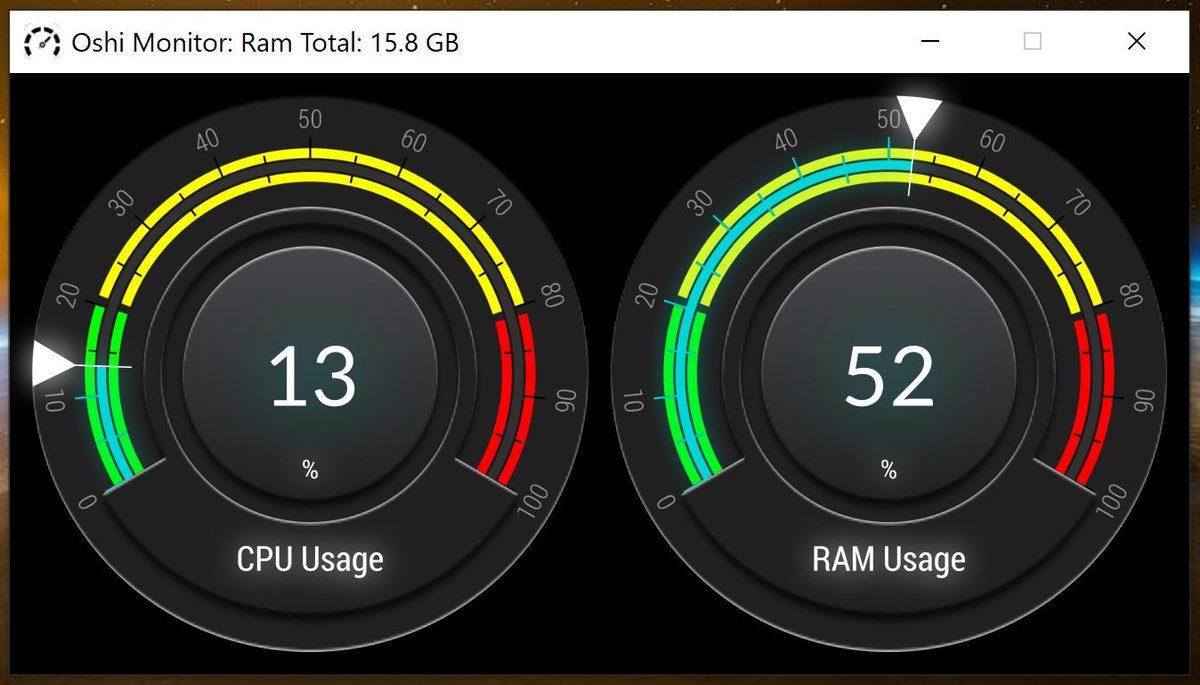 SimplySoftware's tweet photo. Yesterday I decided that I needed a simple CPU/RAM monitor that does not require too many resources. Searching GitHub, I found Oshi Monitor. I wrapped it to create a nice desktop app using B4J. 

For custom desktop software and bespoke mobile apps, visit https://t.co/d3KgmLTLsT https://t.co/sC59wTnnpC