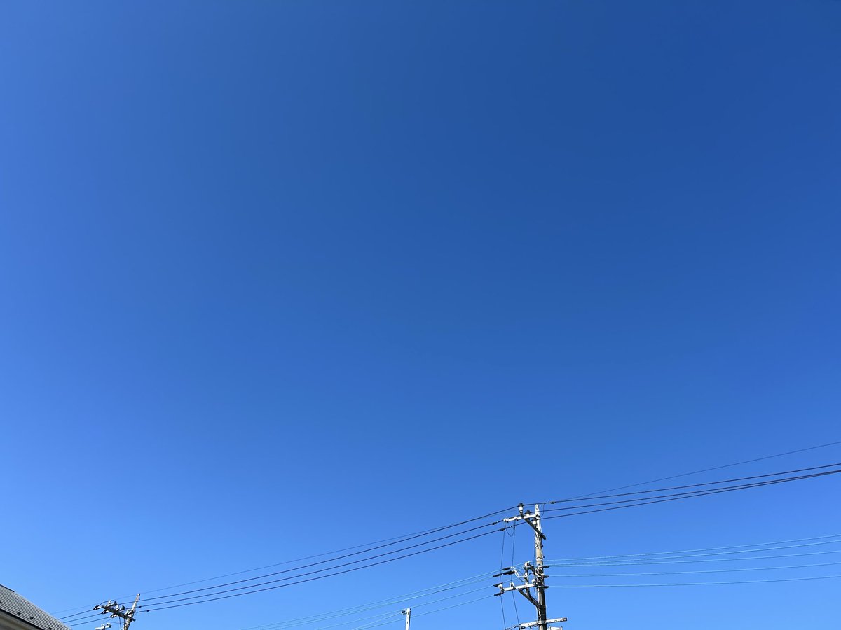 昼間は少し暖かく感じるくらい☀️