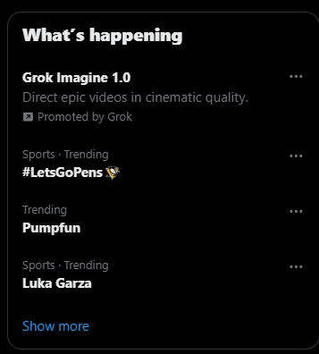 ITIFSI's tweet photo. Pumpfun is tending and elon just called his new company X . Perfect meta to keep pumpfun trending on X and increase mindshare. https://t.co/XUEKguRks0