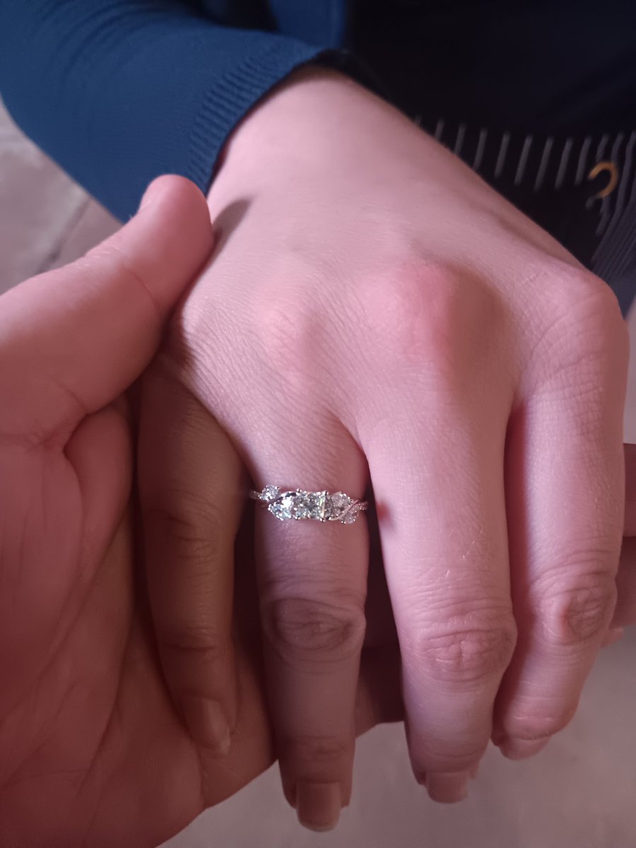 We went to the next level in our relationship tonight. The only person I want to spend the rest of my life with and truthfully my best friend in the entire world. 

She said Yes! Obviously! 💙❤️