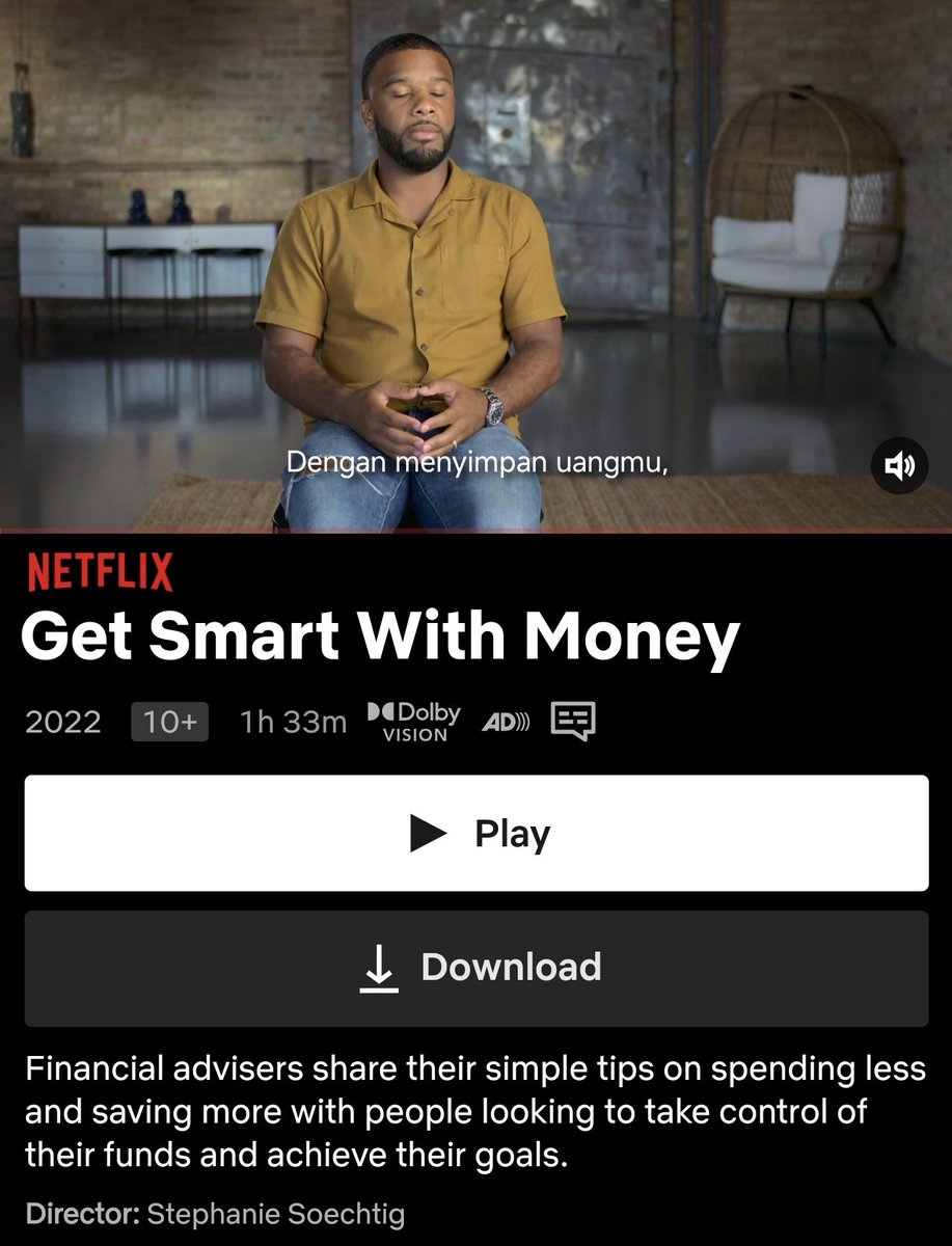 Boleh aja begini, tapi jangan lupakan ilmu finansial. Biar pas tua gak nyesel karena gak punya bantalan keuangan.

Spending boleh, penuhi kebutuhan primer dulu, sesekali tersier, tapi investing jangan lupa.

Ini bisa ditonton di Netflix biar lebih tahu.
