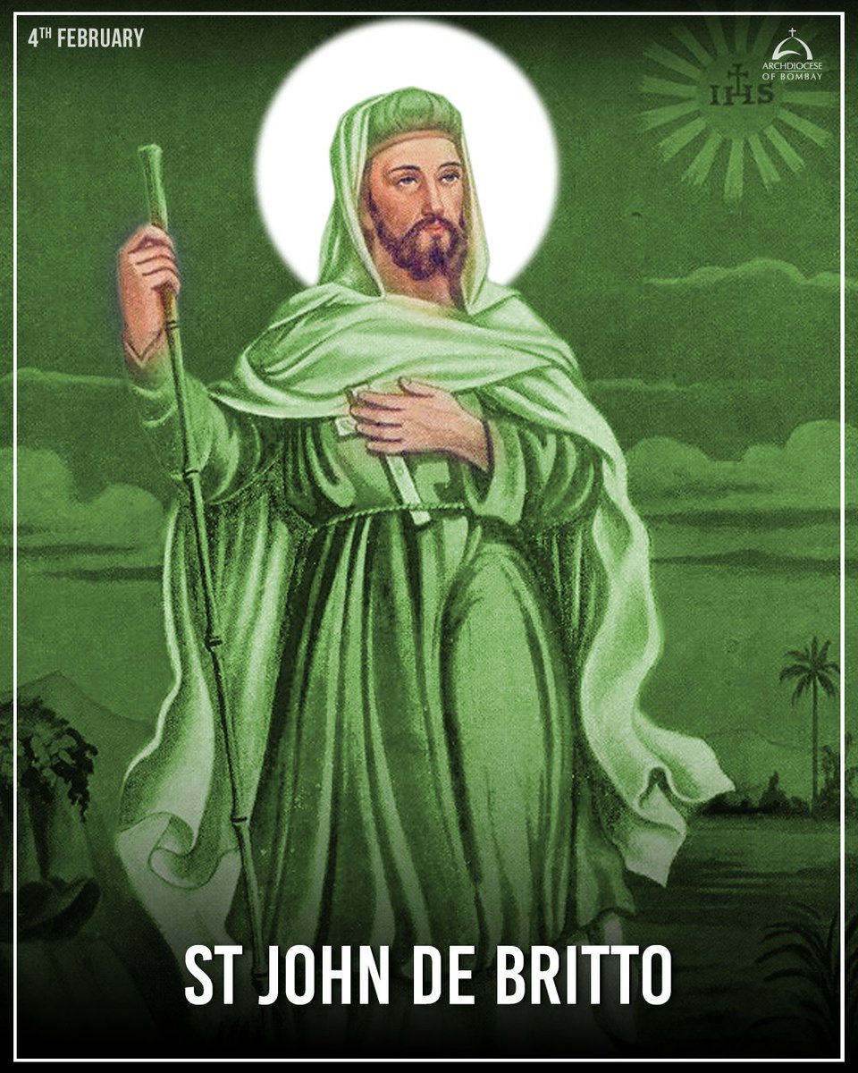 John de Britto, a Portuguese Jesuit, embraced Indian life to evangelize across caste lines. He relentlessly went about preaching and teaching, resulting in many embracing the Christian faith. He was martyred in India in 1693 for his faith.