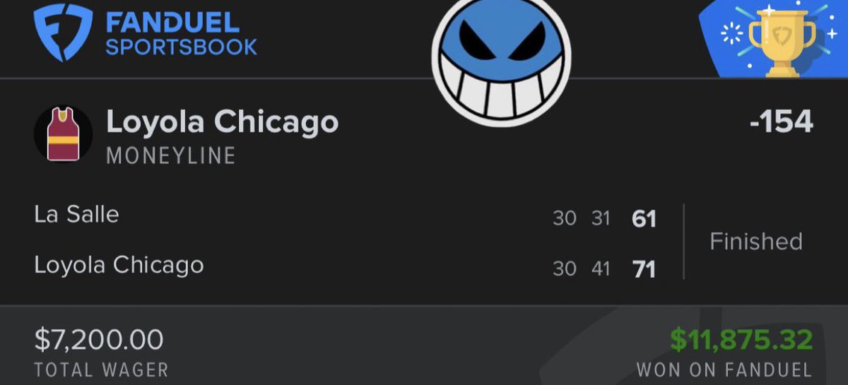NextLevelBets_'s tweet photo. BLE$$ING SOMEONE WHO LIKES/RT❤️

Loyola Chicago ML✅✅ CBB PLAY OF THE DAY CASHES AGAIN. 

7-0 MY LAST 11-3 FREE PLAY RUN TAP
TF IN ON A CRAZY HEATER⬇️
https://t.co/lPO8nmzSb1 https://t.co/pNN0bRCz1d