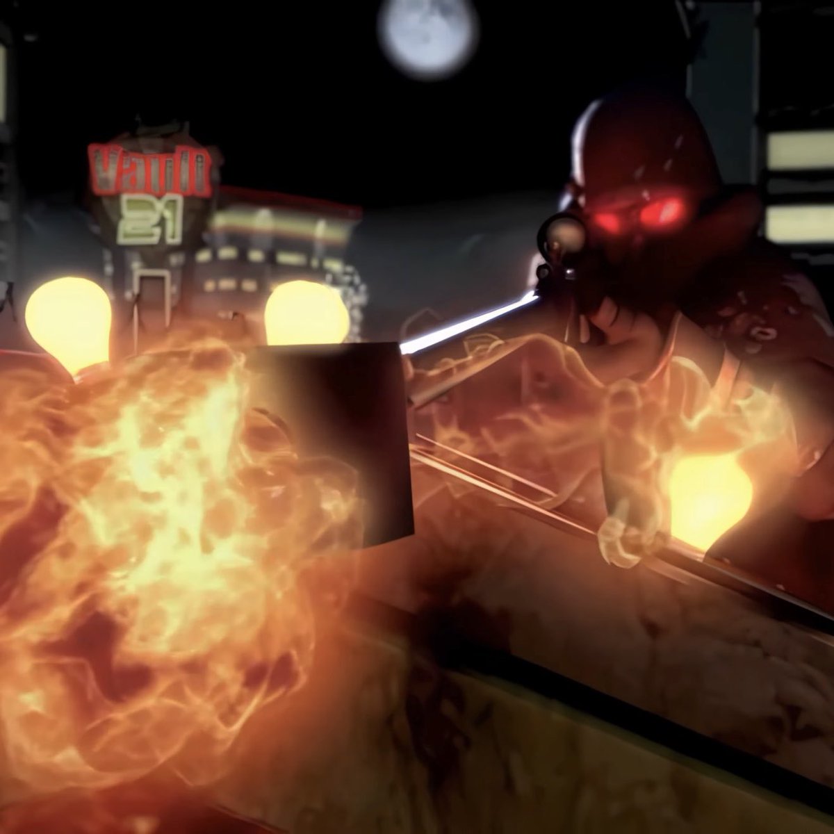 Dansgaming's tweet image. I was screaming in excitement when I saw they paid homage to the opening cutscene in Fallout: New Vegas.

When I saw that NCR Armor and heard the music, I was in Fallout Heaven.

The Fallout show rewards the gamers so much with scenes like this and I love it!