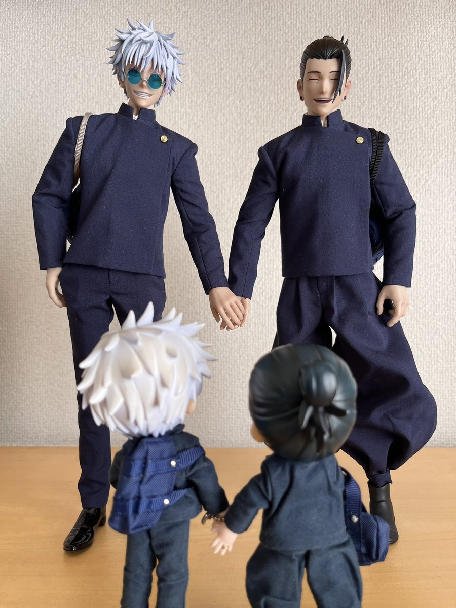 TOGEkatsu's tweet photo. ご対面🥰🙈🫶🏻🩵💛🔵🟡

傑さん、大きな悟にご挨拶したら
小さな悟が早速ヤキモチ妬いちゃった🤭😂🩵⚡️ https://t.co/gsI9mB4p3C