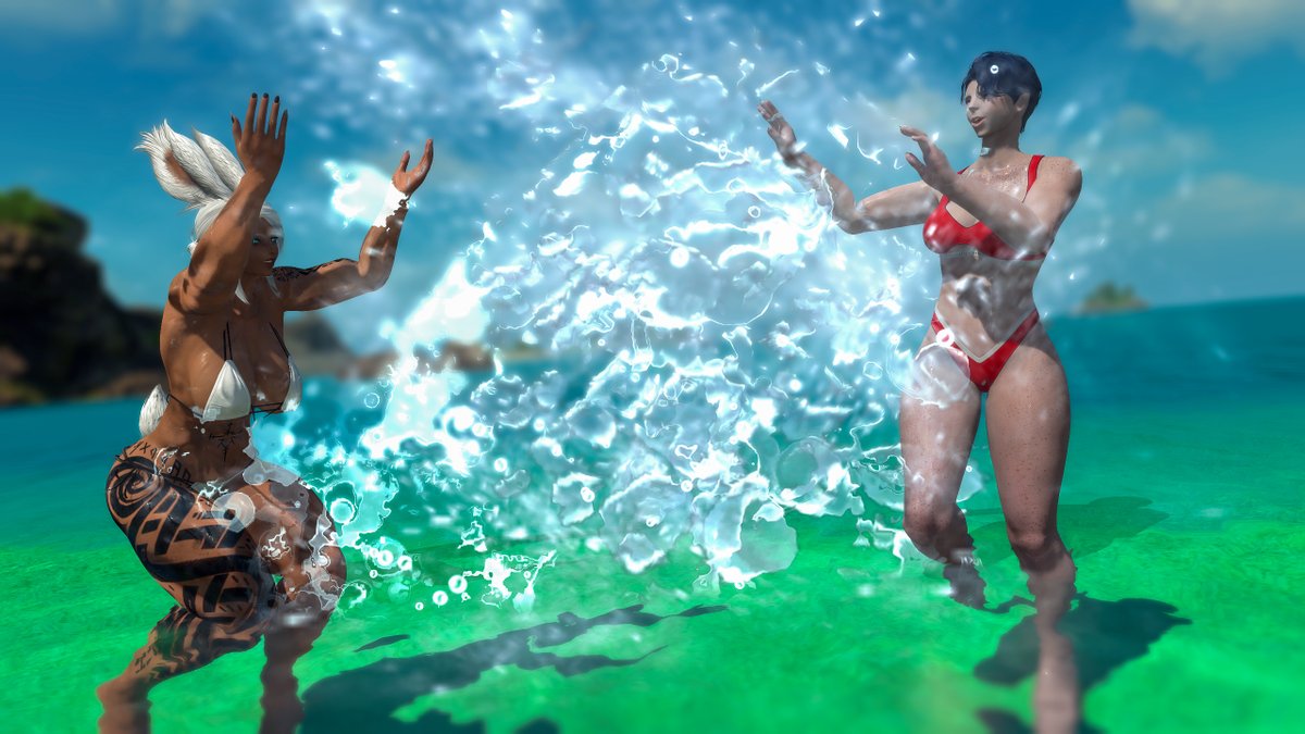 Shuna got to spend some time on the beach with the lovely <a href="/Ley_J_XIV/">Ley</a>. Tropical islands are always a nice break from the winter months~!

(Part 1 of 3 - Spicier ones to come~!)