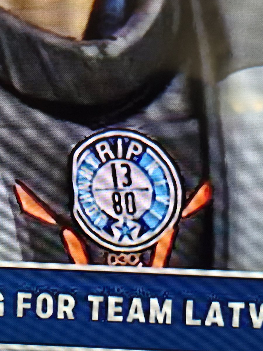 Look at the patch Elvis was wearing tonight.  #CBJ