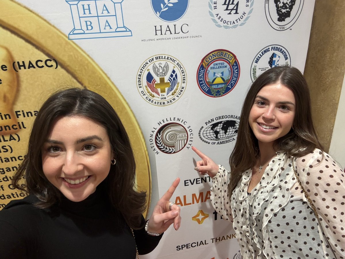 nhshellenics's tweet photo. The National Hellenic Society joined 25 fellow Greek-American organizations for the annual Vasilopita cutting at the Archdiocesan Cathedral in NYC under the Hellenic-American Chamber of Commerce! Thank you Lia and Gina Frankis for representing our organization on Friday!🇨🇾🇬🇷 https://t.co/gt01eGjfpv