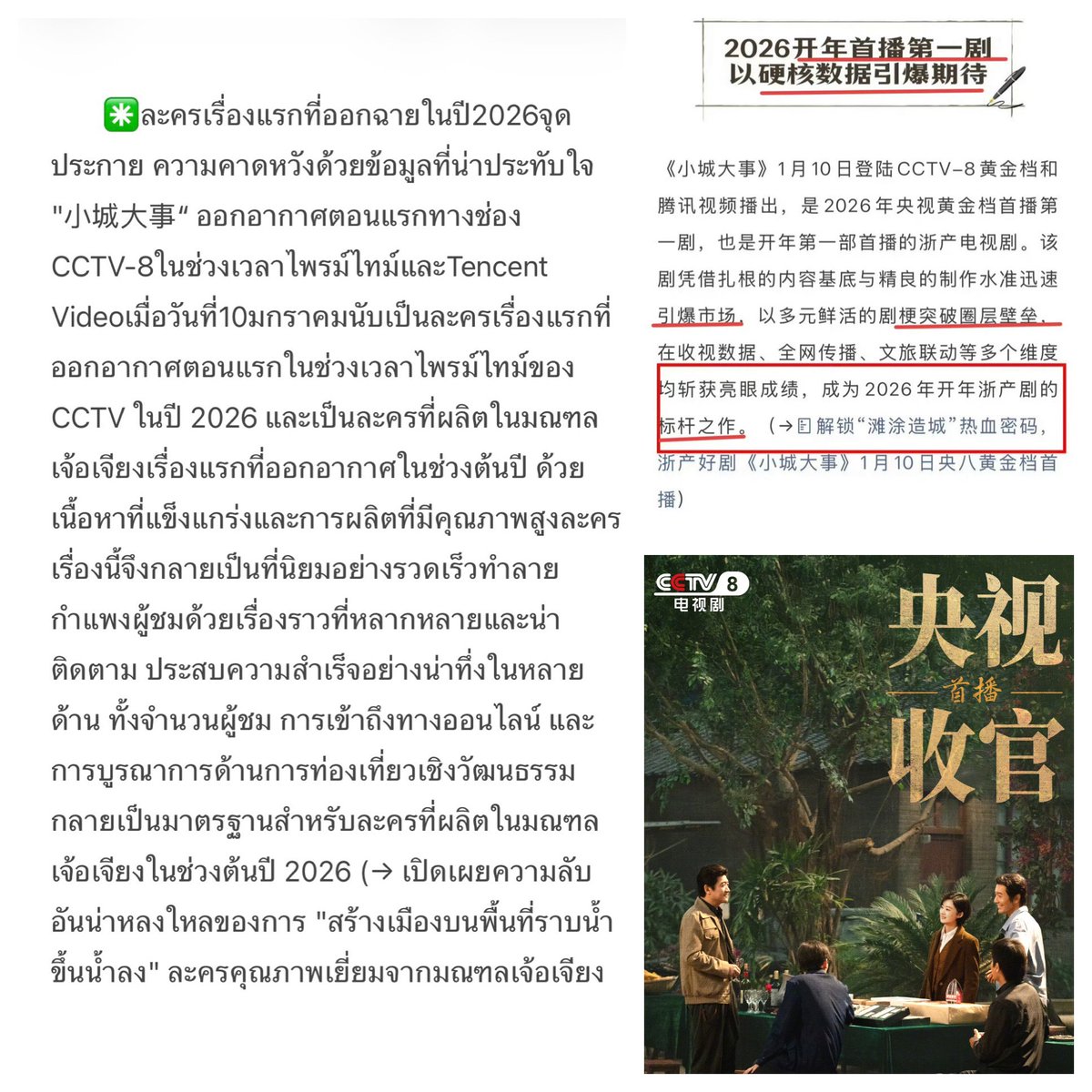 Konmsw's tweet photo. บทความรับรองอย่างเป็นทางการของสื่อโฆษกประชาสัมพันธ์การท่องเที่ยวโดย Zhejiang Cultural Tourism ได้ออกรายงานเกี่ยวกับซีรีส์ทางทีวีและได้รับการรับรองประชาสัมพันธ์ ความ🔥ของซีรีส์และการท่องเที่ยว #TheDreamMaker #จ้าวลี่อิ่ง #Zhaoliying #赵丽颖 #小城大事 #ดินแดนสร้างฝัน ❤️👸👍สุดยอด! https://t.co/Nt8xgdiRfS