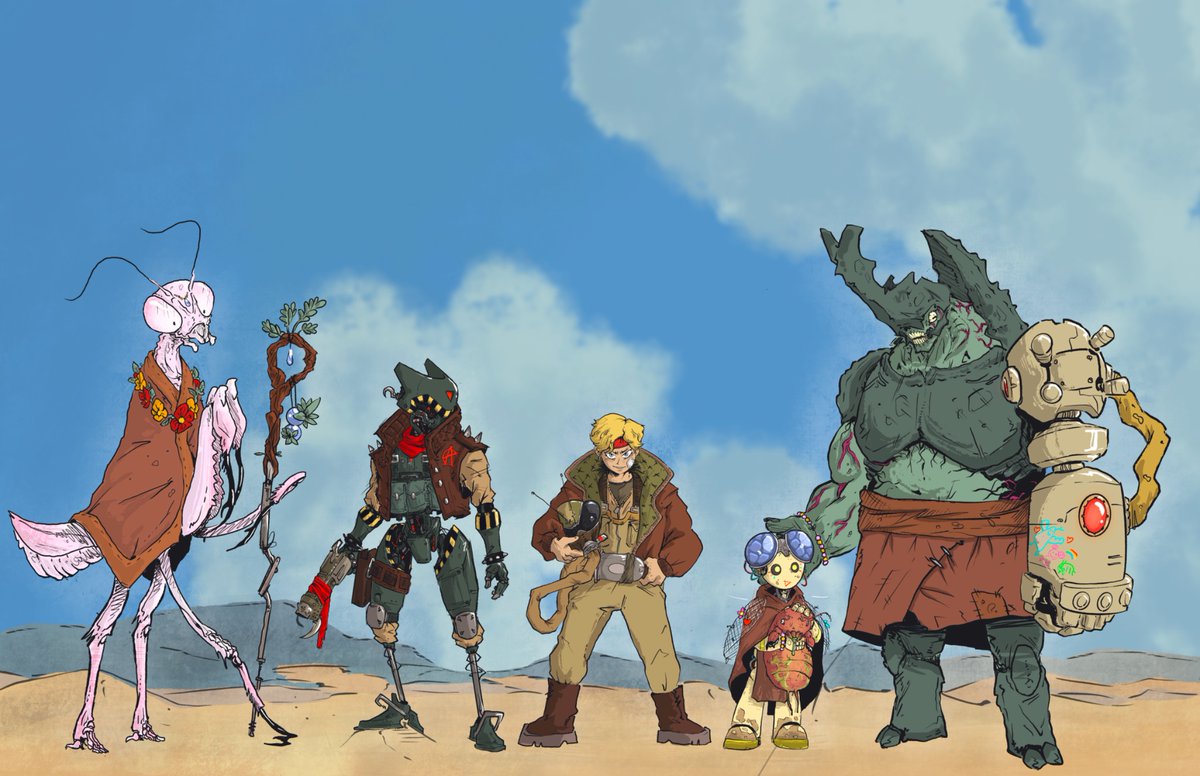 Mortis_IV's tweet photo. Character Design Assignment https://t.co/FvJRNy0Fjq