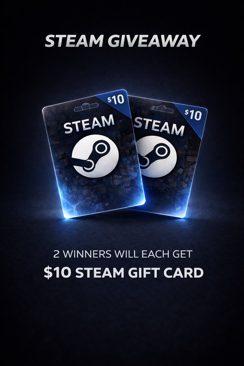 theejankanator's tweet image. 🚨 STEAM CARDS DROPPING 🚨

We’ve teamed up with @EliteGameDrops and we’re giving away 2× $10 Steam Gift Cards 💥💸

🧠 How to get in:
👤 Follow @theejankanator &amp;amp; @EliteGameDrops
🔁 Repost
🔖 Bookmark

💬 What is your favorite gif? 👀

⏰ Ends 2/10