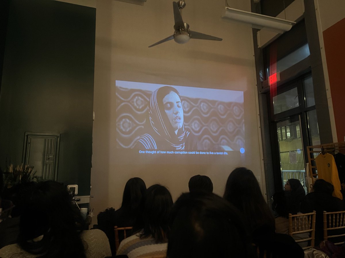 Screened the documentary on BYC/<a href="/MahrangBaloch_/">Mahrang Baloch</a> in DC at <a href="/bolcoop/">BOL Worker Owned Bookstore Cafe</a> Our small bookstore was at capacity despite the cold weather. Dr <a href="/SabihaBaloch_/">Sabiha Baloch</a> joined remotely. People want to know the truth. State’s propaganda is failing.