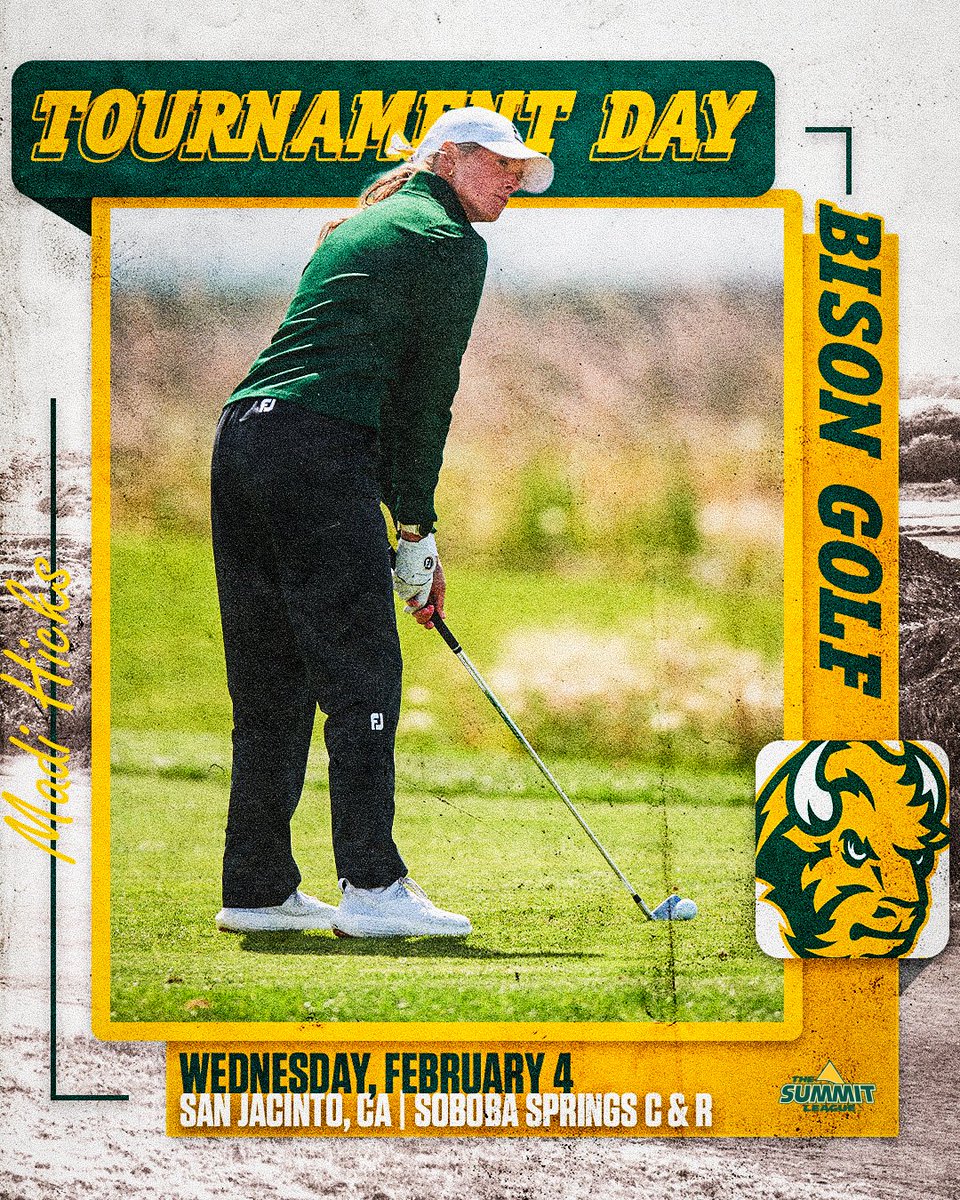 NDSU Golf tweet media