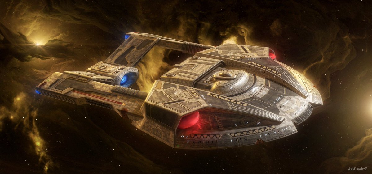 USS Appalachia ⛰️

One of the modern Frigate platforms in Starfleet service, the Steamrunner Class traces its roots to the Perimeter Defense Directive. Successful in fielding nascent tactical oriented designs post-Wolf 359.

deviantart.com/jetfreak-7/art…

#startrek #allstartrek