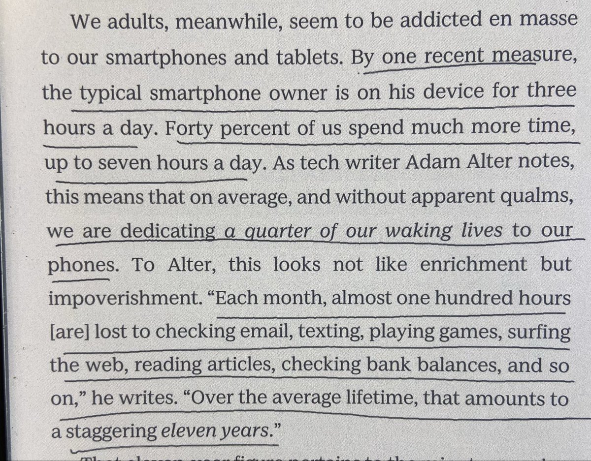 WellBuiltStyle's tweet photo. When you say you don’t have time to exercise, make healthy meals, read books, walk 10k steps, socialize with friends etc.

Recognize that the typical smartphone user is on his device for three hours per day.👇

How are you spending your time? https://t.co/0H80fSrzww