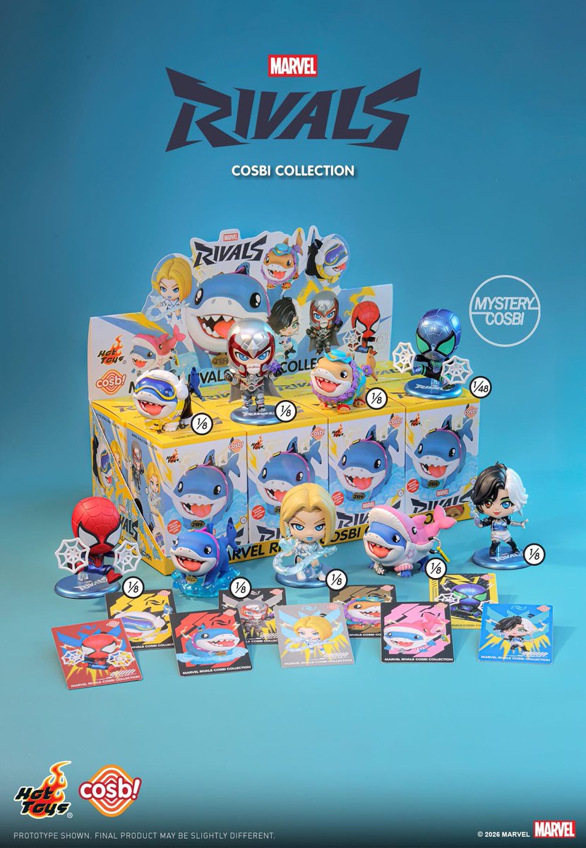 DisTrackers's tweet photo. Check out the Marvel Rivals Cosbi Collection!
.
#Marvel #MarvelRivals #Cosbaby #HotToys #BlindBox https://t.co/G0oPeltV1q