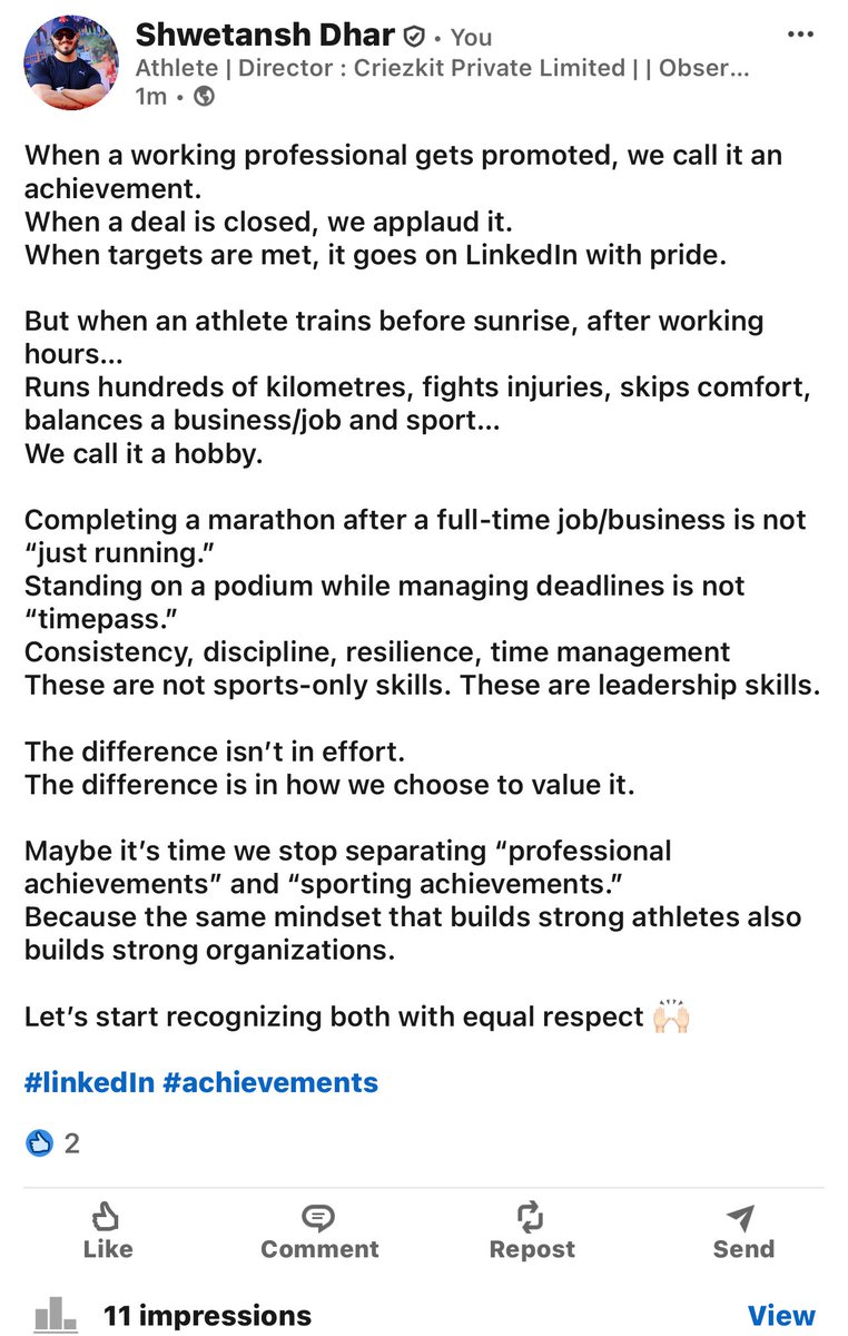 The Achievement Gap No One Talks About.

#achievements #india #TrendingNow