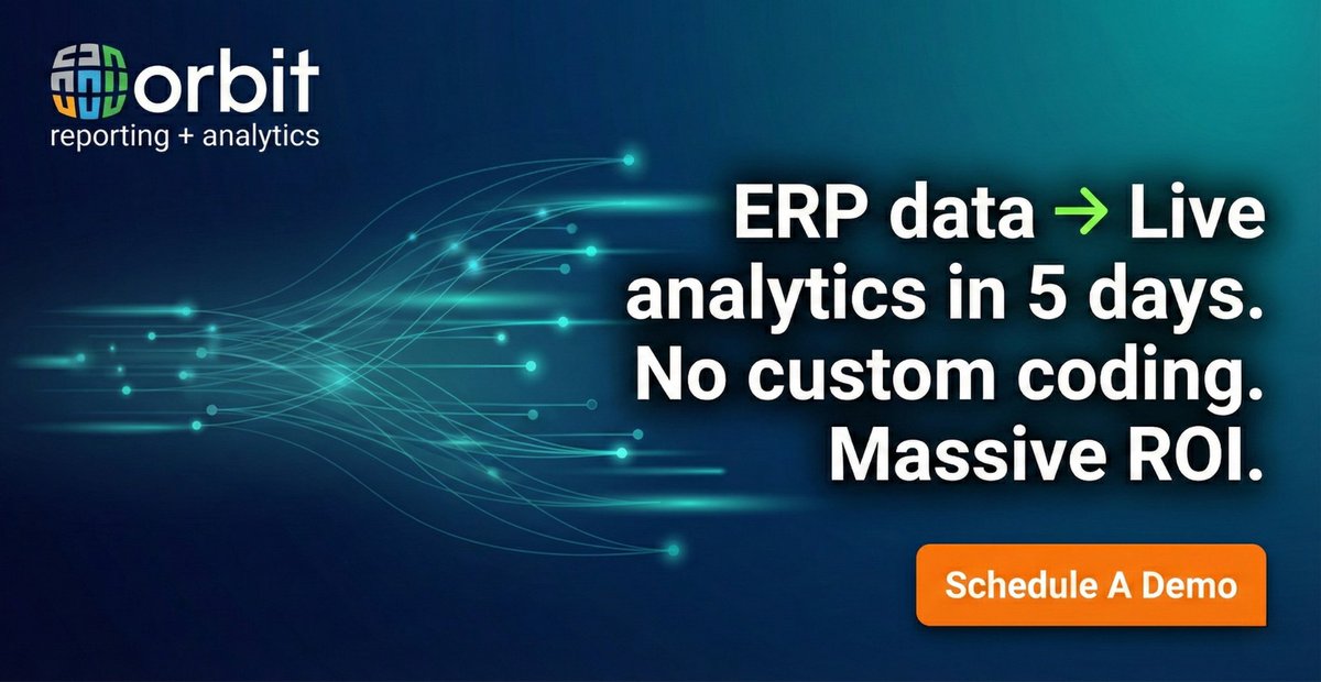 Your Oracle Fusion data doesn't have to sit in silos.
5 days. Zero engineering. Live dashboards.
See how #OrbitAnalytics + #Snowflake transforms slow ERP pipelines into AI-ready analytics.
Download Blueprint: hubs.la/Q041FPkg0
#datapipelines #oraclefusioncloud
