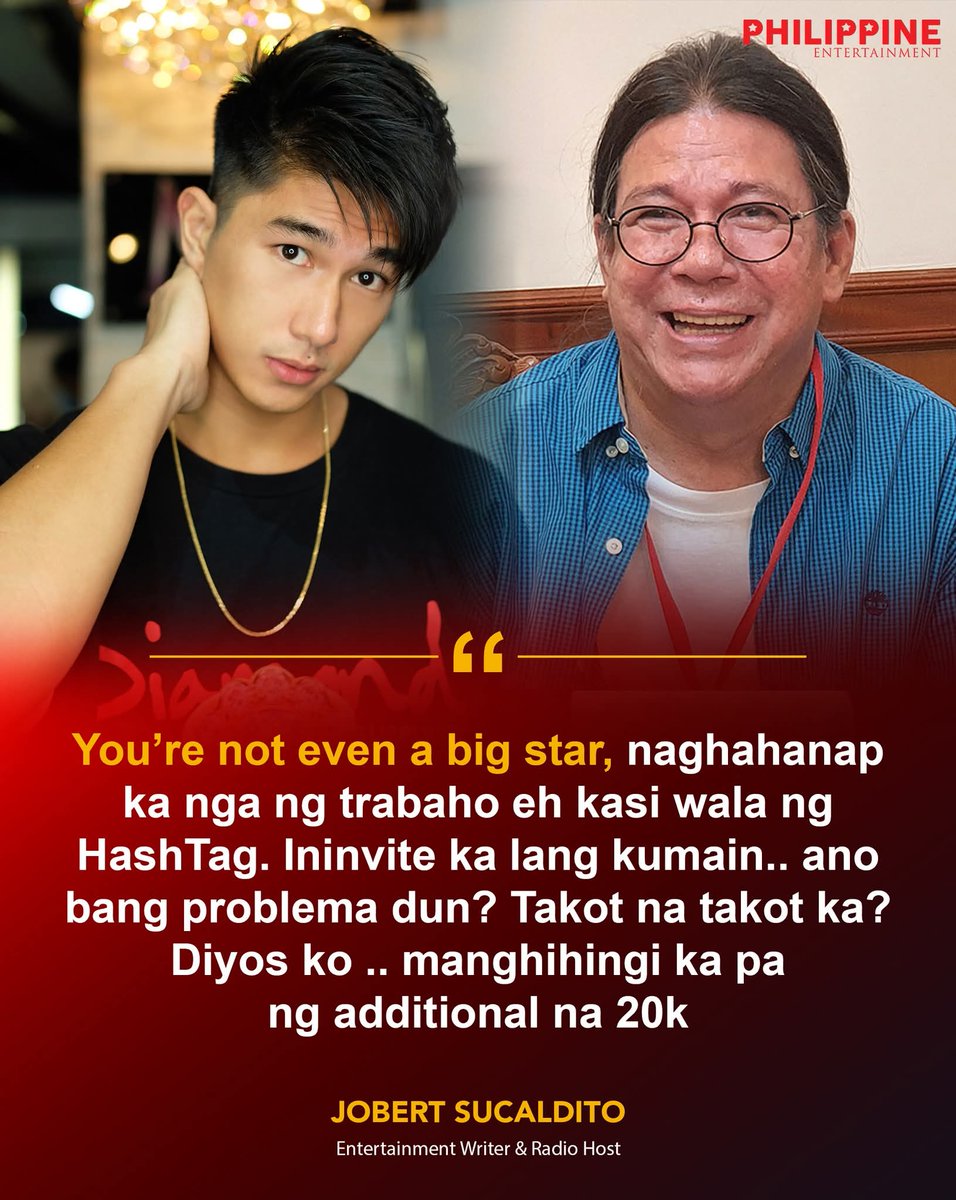Ganito lagi linyahan ni Jobert. Lakas mang-maliit ng artist. Akala mo may talent siya. Kahit ng pipino di umubra sa kanya. Kadugyutan ng baklang ito. Walang katiting na kahihiyan.