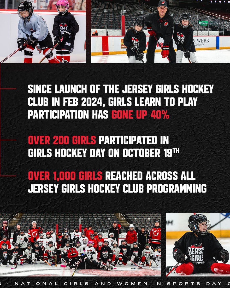 Who runs the world? Jersey girls!

On National Girls and Women in Sports Day, we're shining the spotlight on the next generation leaving their mark on the sport.