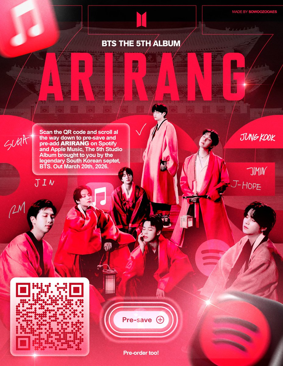ChayKat7's tweet photo. @chartdata @monkapembet "first album by a GROUP, ASIAN ACT, MALE ACT and 2ND ACT OVERALL to reach 3 MILLION pre-saves on Spotify" 🫴🔥 #PresaveOnSpotify #PreaddOnAppleMusic https://t.co/SvtVHsparO