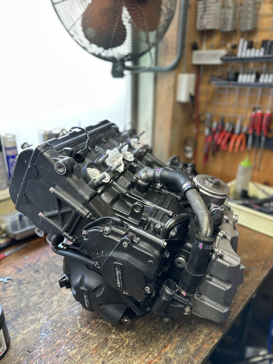 YZF-R6エンジン完成。