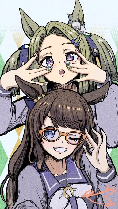 トーセンジョーダン&エアメサイア誕生日おめでとうございます!(再掲)