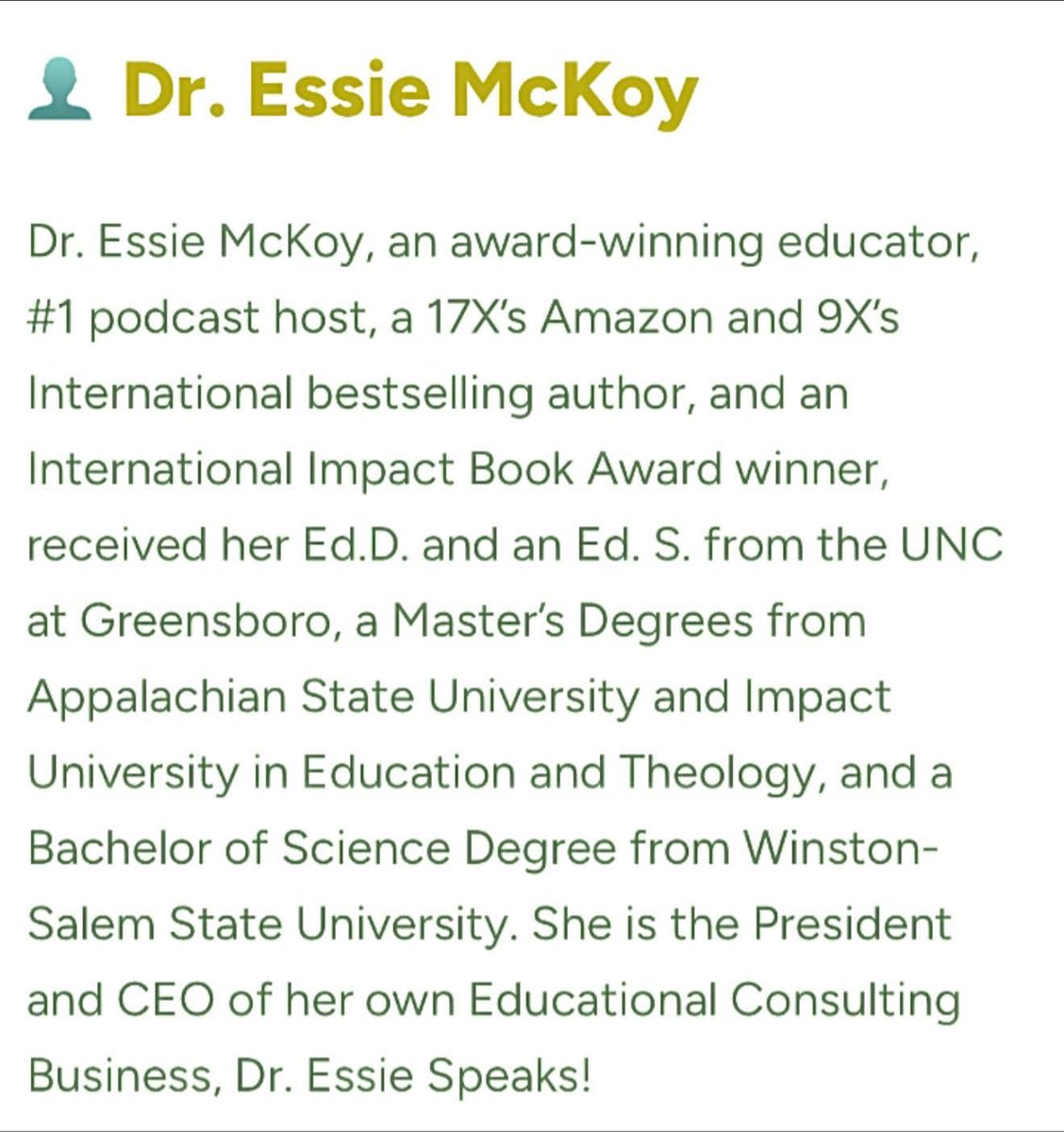 Dr. Essie Mckoy tweet media