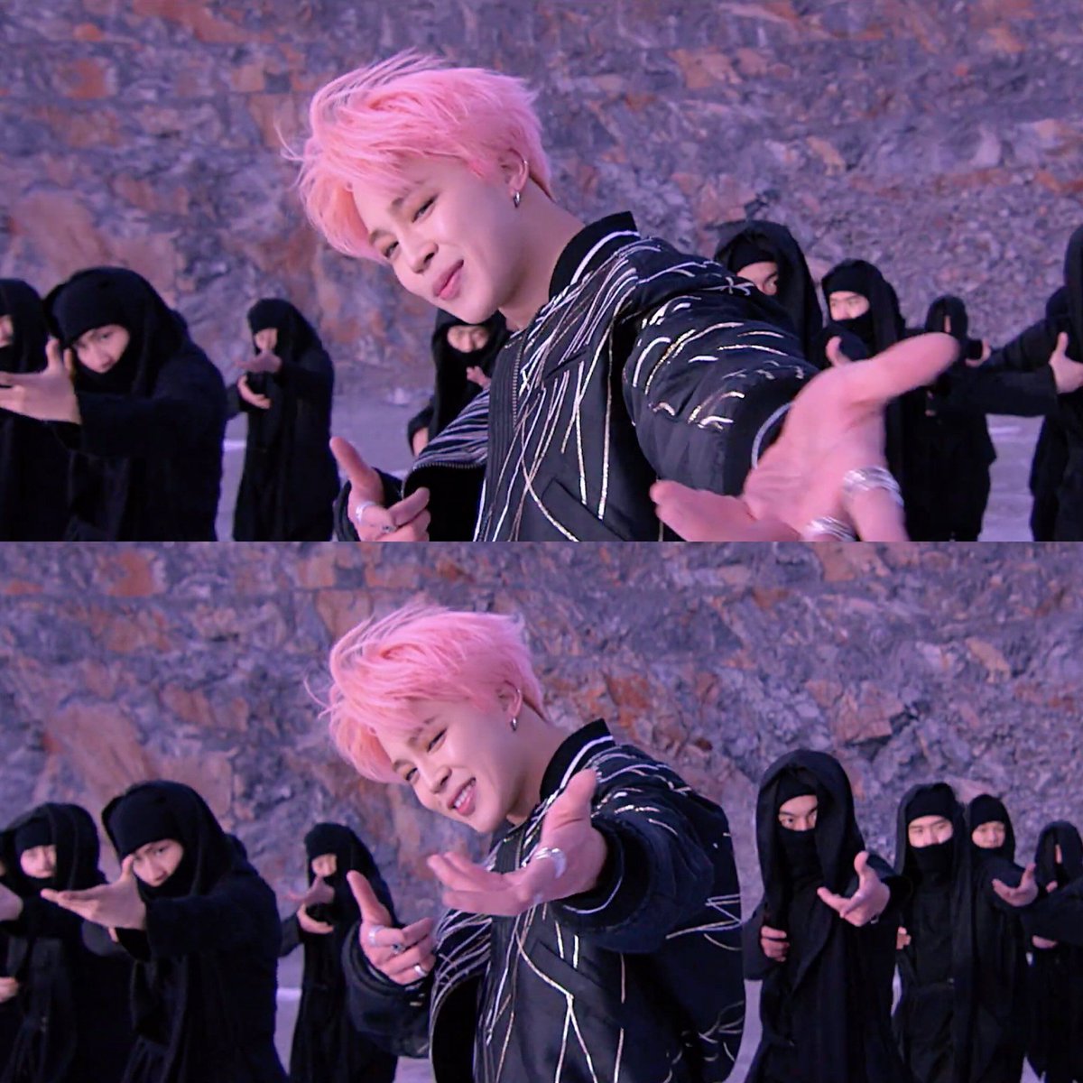 Pink jimin is only second to blonde jimin