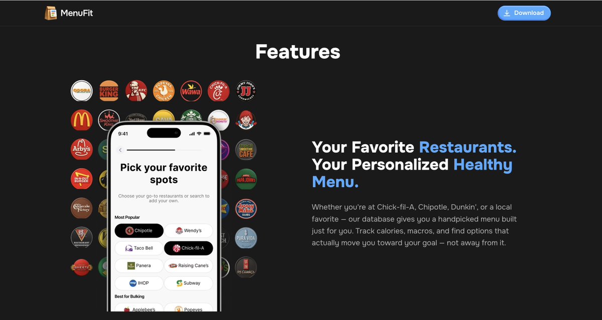 推荐一个反常识、但最值得抄作业的 AI 应用案例

Menu Fit
功能极其简单：
扫一眼餐厅菜单，AI 告诉你——该点哪一道。

数据却很夸张：
月收入 6 万美元，3 万次下载。
反常识在于：
它不做复杂分析，
也不教你算热量。

真正解决的不是「有没有热量表」，
而是一个高频场景：
健身、减脂的人外出吃饭，