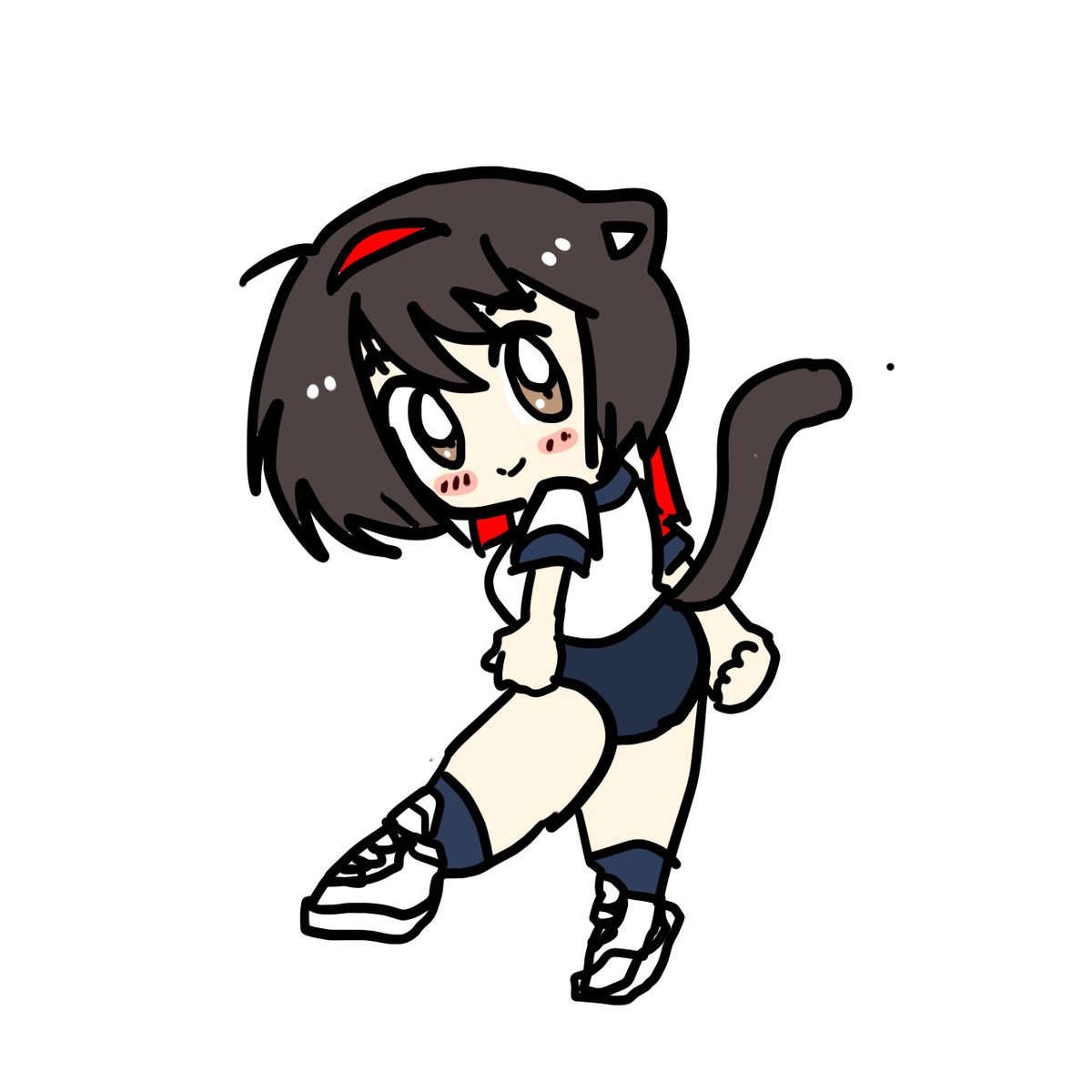 「こんにちは」|塩粥のイラスト