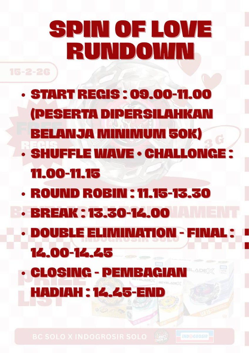 BC SOLO TOURNAMENT "SPIN OF LOVE!!" #bcsolo #beybladex #beybladextournament