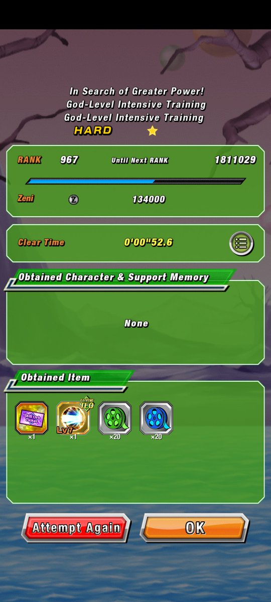 Yeah, thank you so fucking much Beerus. Whats the point this guy even showing up on the Whis event to get this?