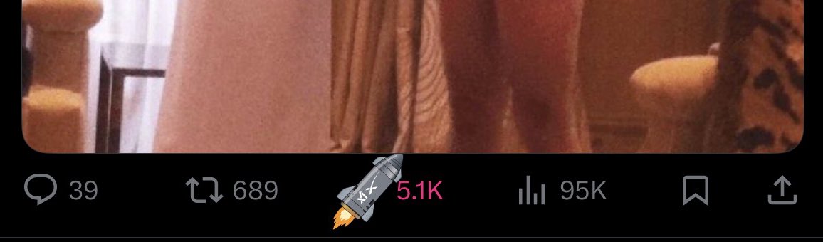 Why the fuck is there a SpaceX rocket when liking this tweet???