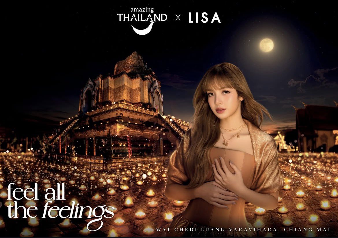 lalaluvlalisa's tweet image. the most beautiful country ambassador 🤩
#AmazingThailandxLISA